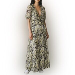 La Maison Talulah Floral Midi Dress